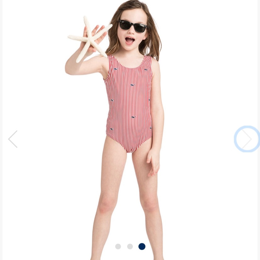 Girls vineyard and vines one piece swimsuit